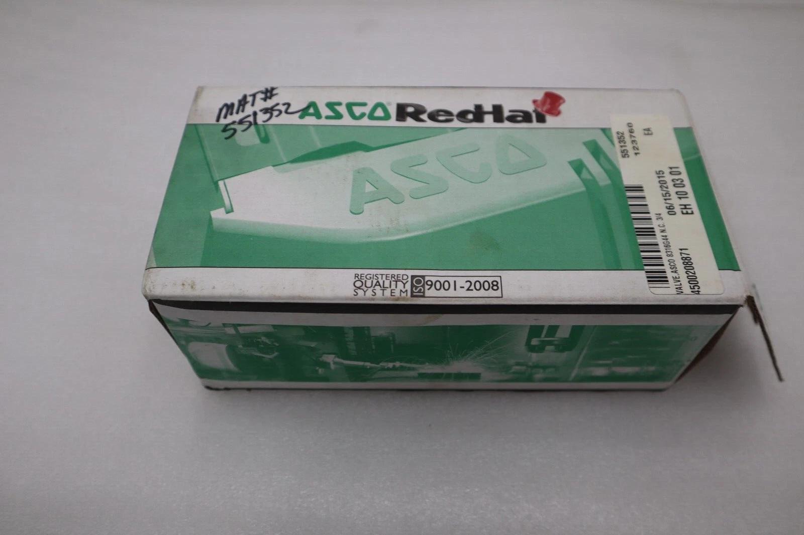 NEW ASCO Red Hat EF8316G044 Solenoid Valve Solenoid 120V 60Hz STOCK G538 - Image 4