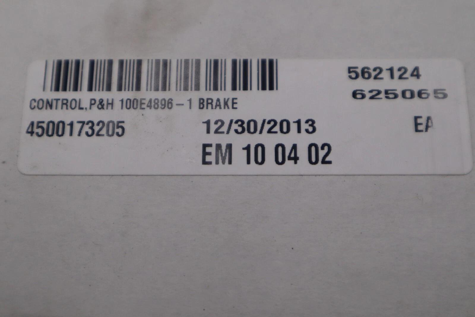 JOYGLOBAL 100E4896-F1 BRAKE CONTROL 100 VOLT SINGLE BRAKE ONBOARD SCRS #G401A - Image 3
