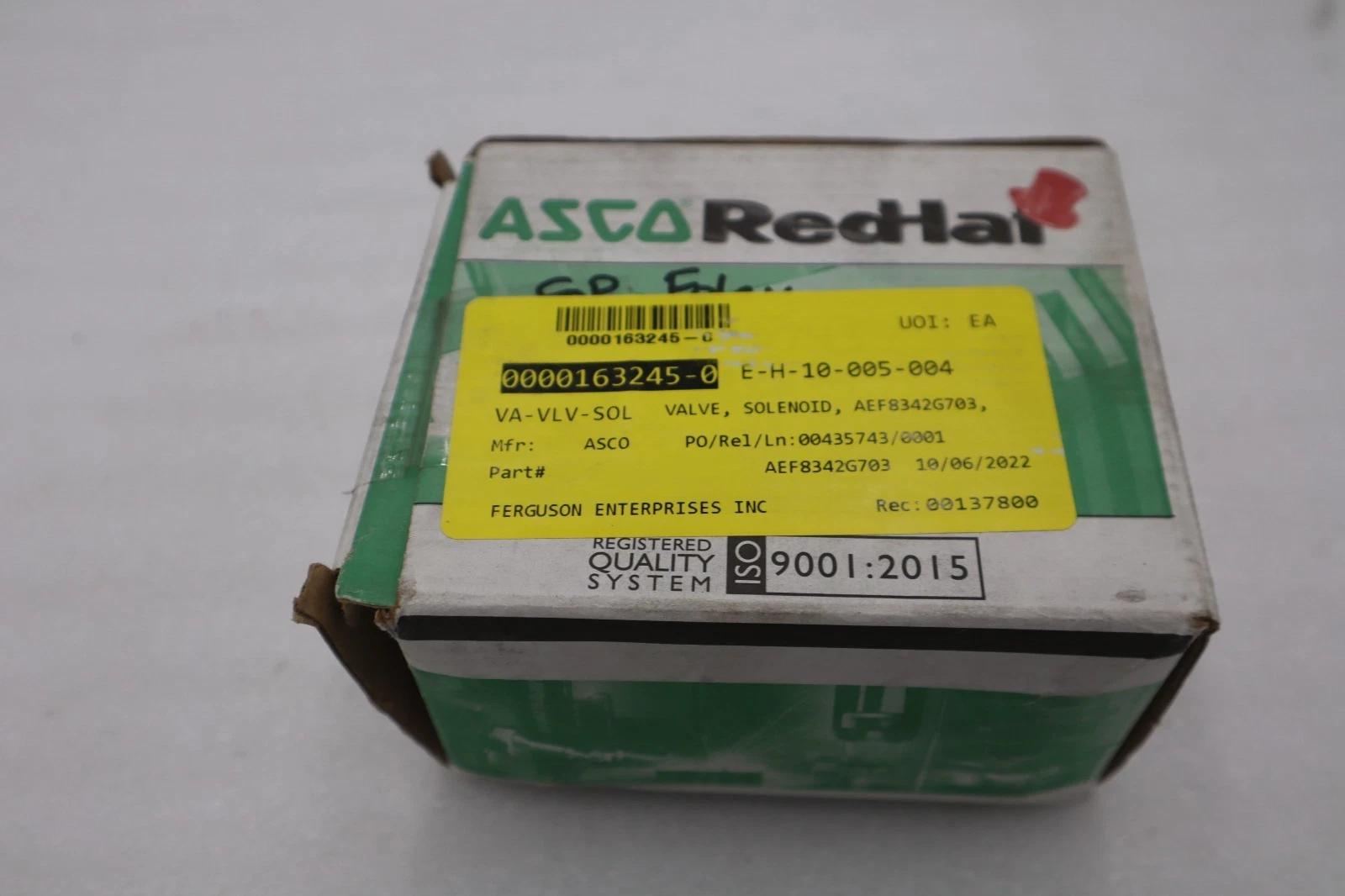 New in box asco ef8342g703 120v 100-125psi 3/8" nsmp stock g562 - Image 2