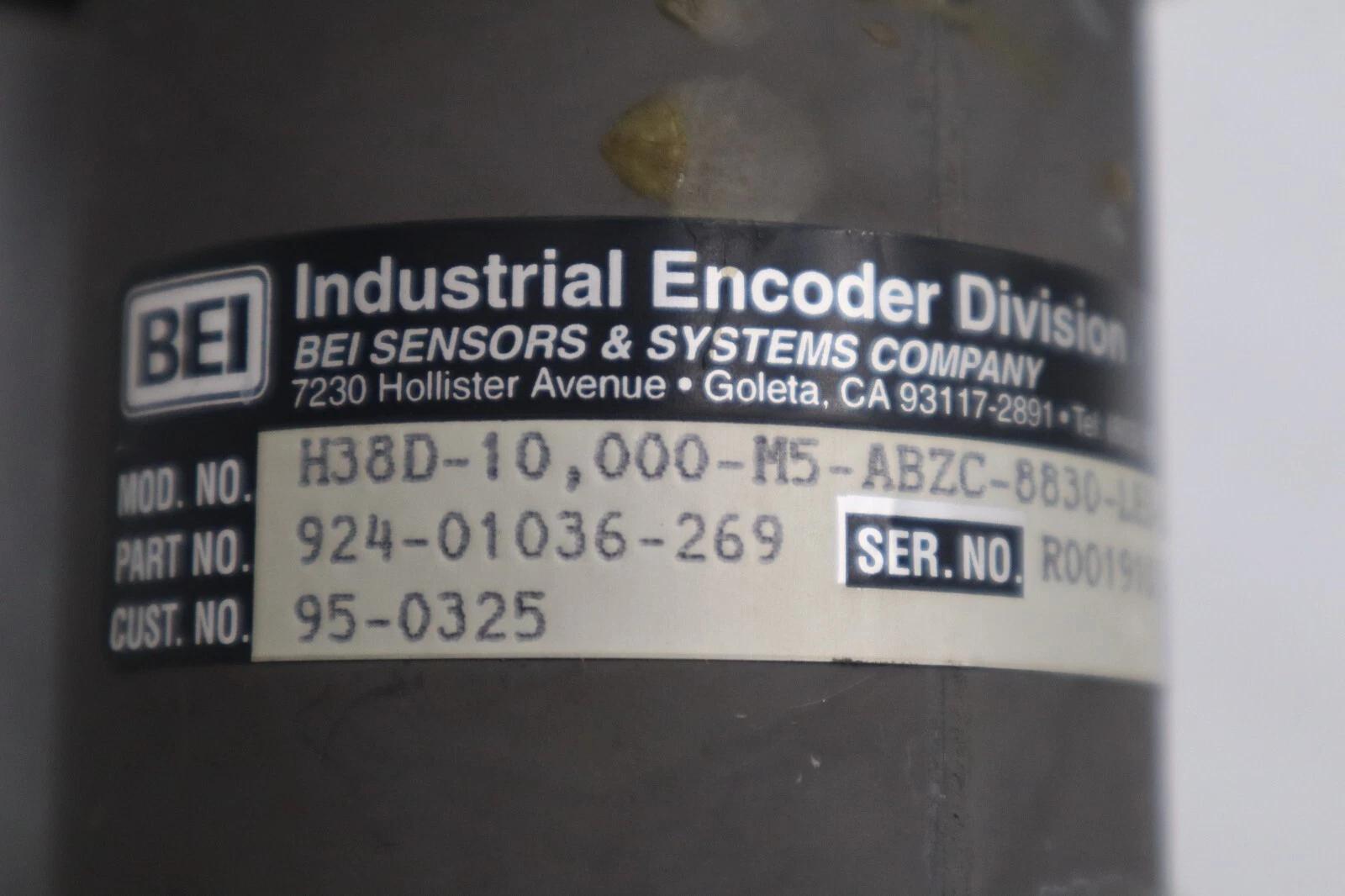 Bei h38d-10,000-m5-abzc-8830-led-sc-ul-s ser r0019103 stock 5331 - Image 2