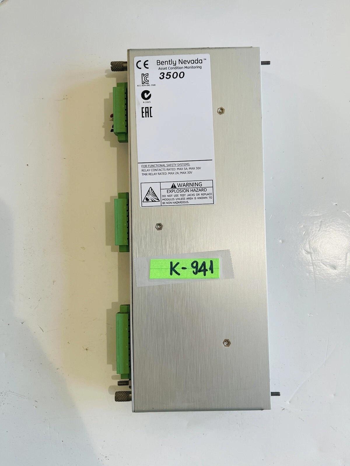 Bently Nevada 140471-01 Series 3500/42 Prox/Velom I/O Module K-941 - Image 2
