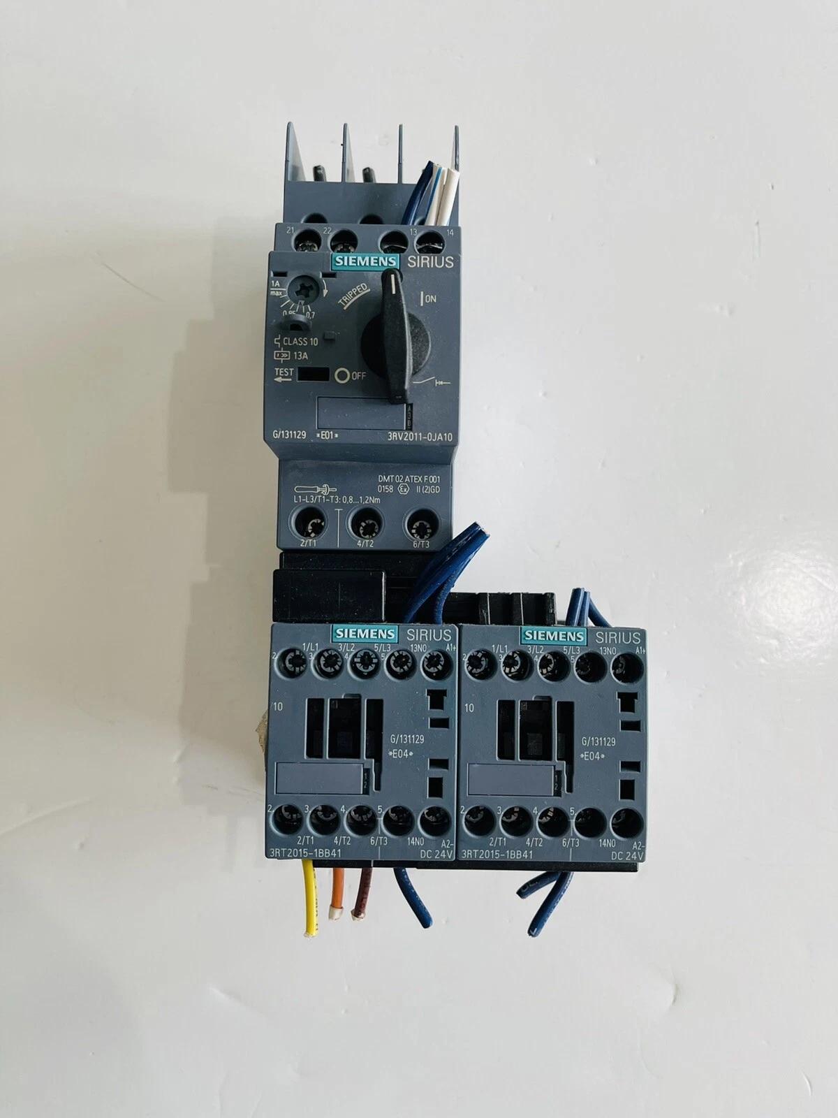 SIEMENS SIRIUS 3RV2011-0JA10 CIRCUIT / 3ZX1012-0RH21-1AA1/ 3RV2928-1K #K-856 - Image 1