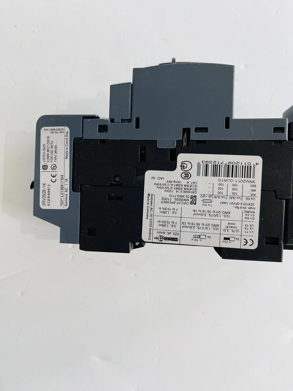 SIEMENS SIRIUS 3RV2011-0JA10 CIRCUIT / 3ZX1012-0RH21-1AA1/ 3RV2928-1K #K-856 - Image 6