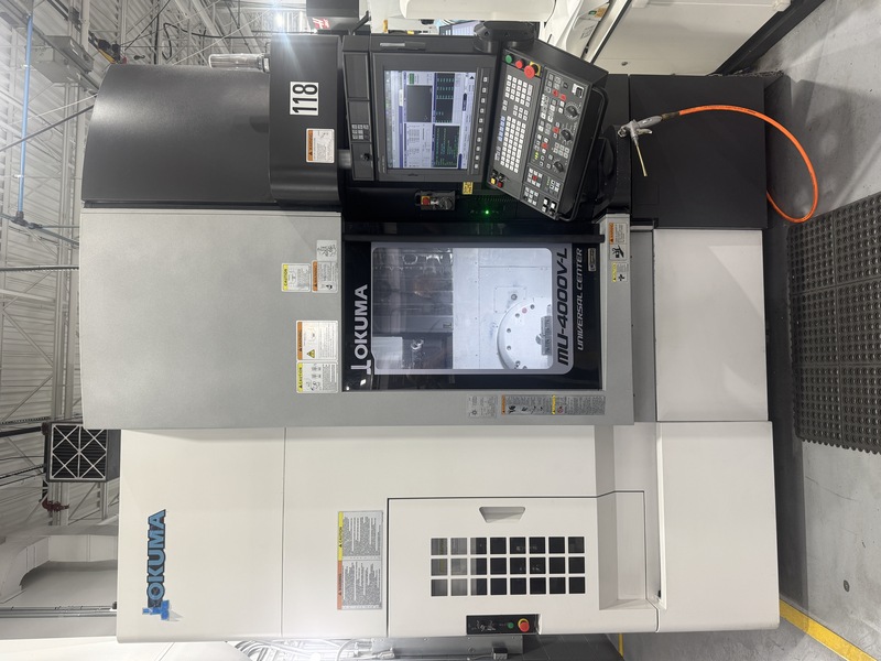 Okuma #MU-4000V0L, 5-Axis CNC vertical machining center with turning, OSP-P300SA, 29.1" X, 18.1" Y, 18.1" Z - Image 1