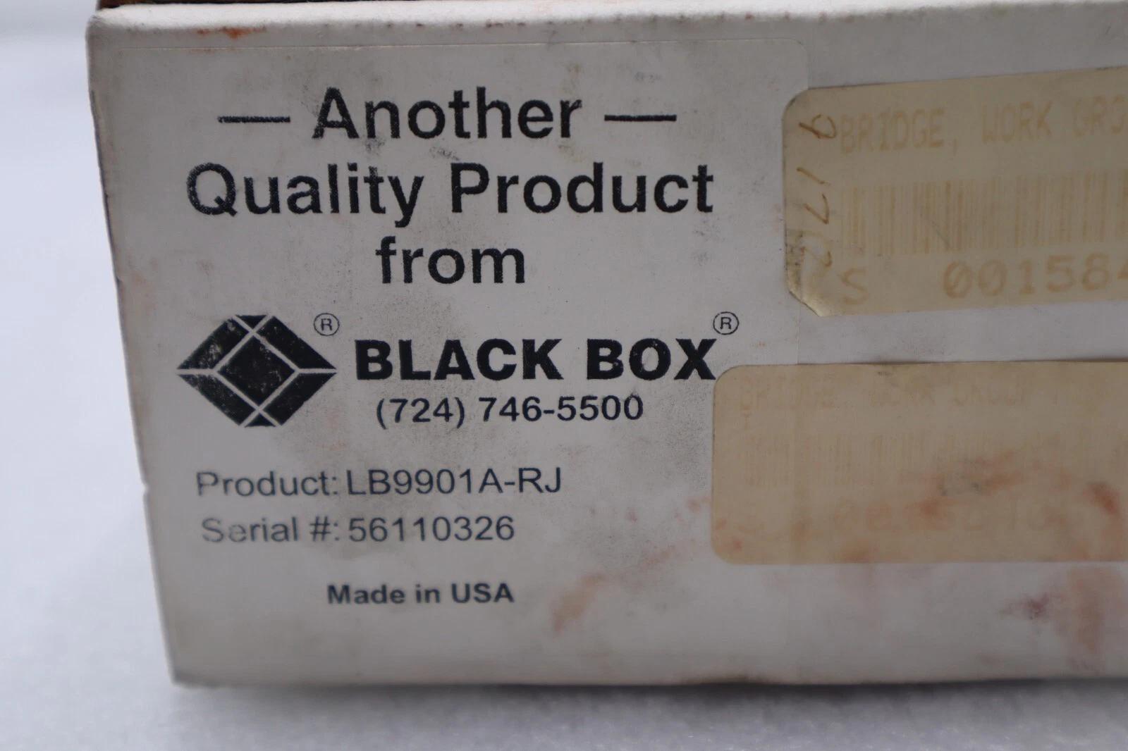 Black box lb9901a-rj workgroup minibridge stock #2897 - Image 2
