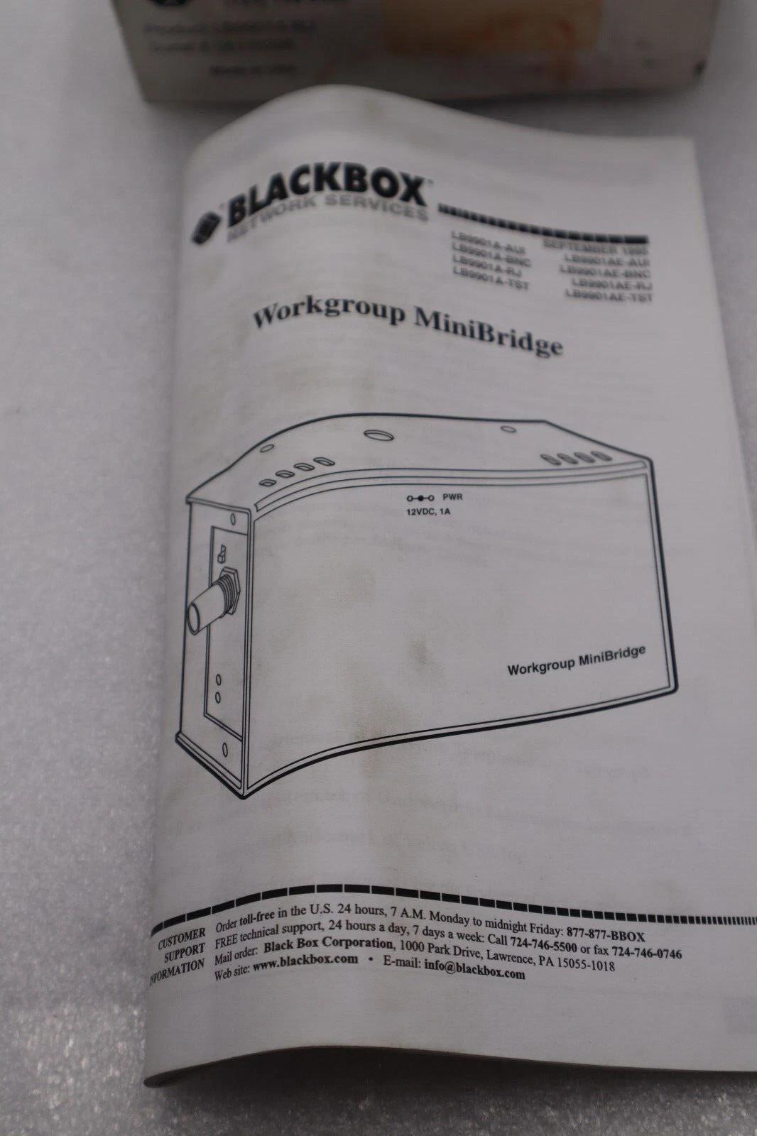 Black box lb9901a-rj workgroup minibridge stock #2897 - Image 3