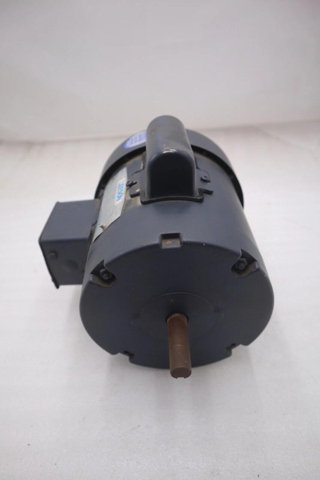 Leeson 110016 a6c17fb3g motor 1/2 hp 115v stock #m-7 - Image 4