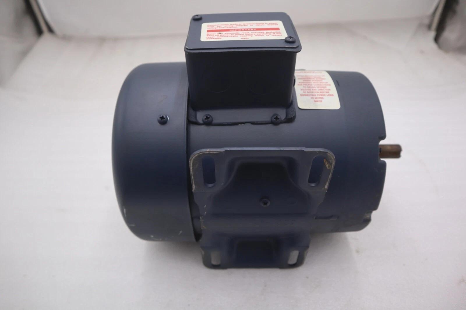 Leeson 110016 a6c17fb3g motor 1/2 hp 115v stock #m-7 - Image 7