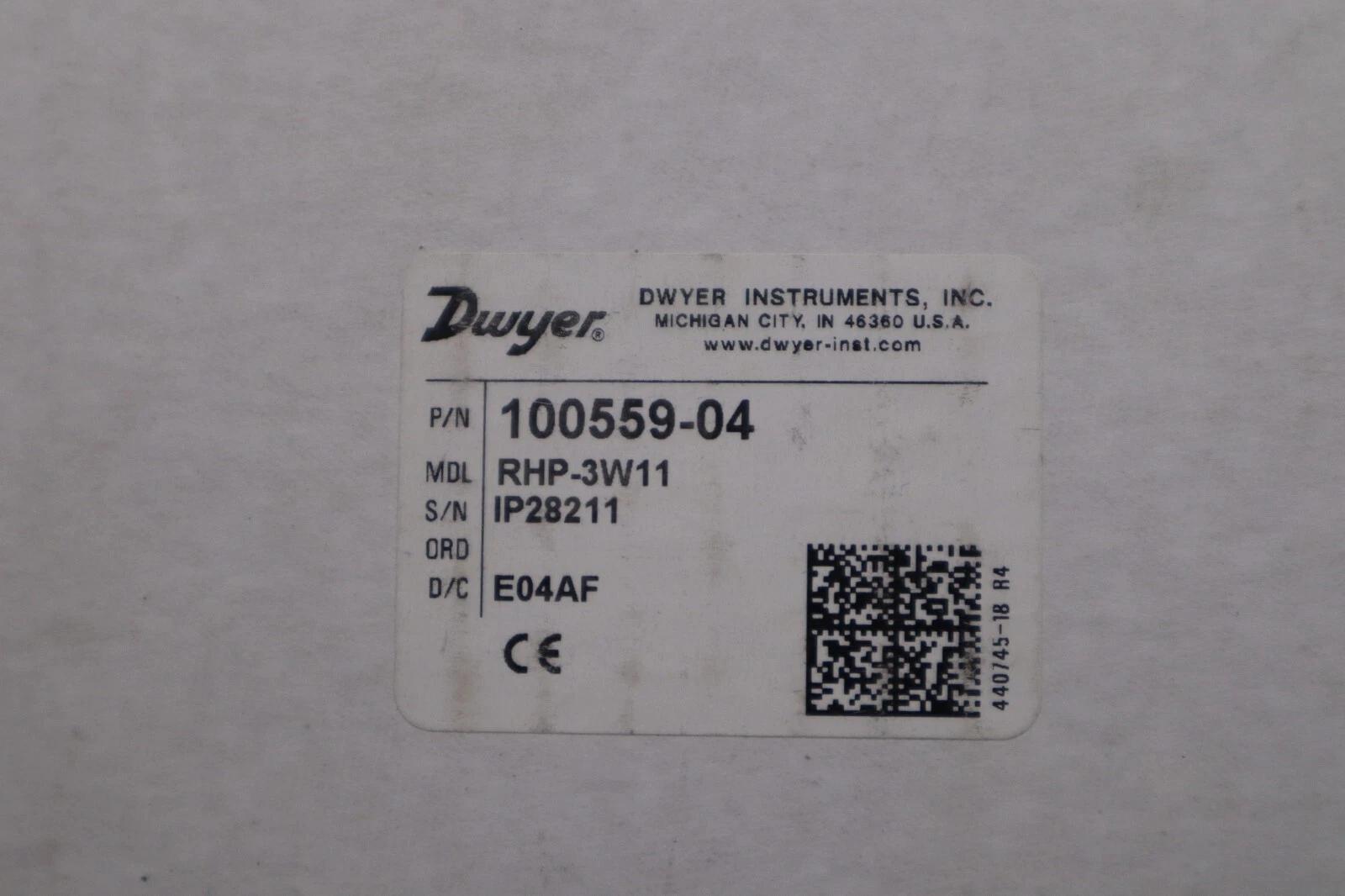 New open box dwyer rhp-3w11 / rhp3w11 temperature sensor stock g487a - Image 2
