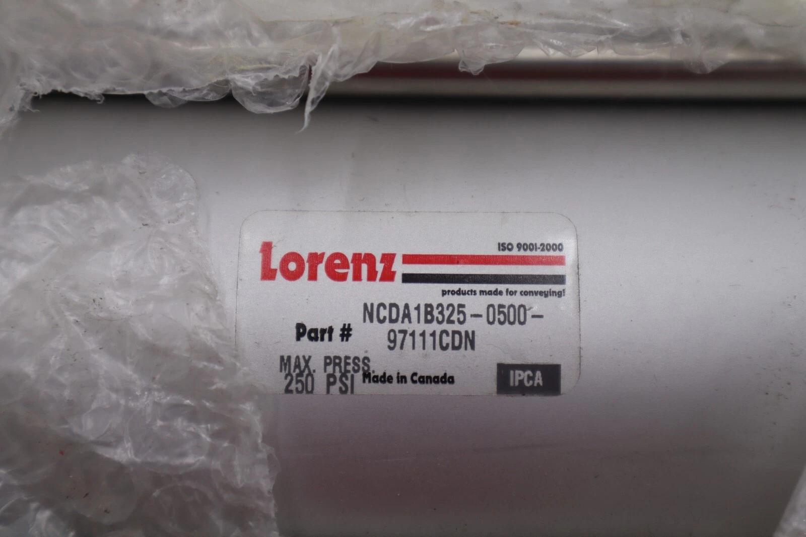 SMC / LORENZ NCDA1B325-0500-97111CDN 250psi Tie Rod Cylinder #S-349 - Image 2
