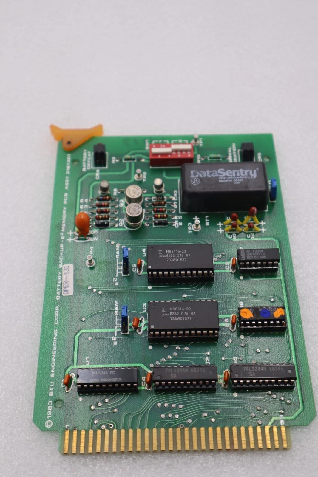 BRUCE 3161301 BATTERY BACKUP E2 MEMORY PCB ASSY STOCK #2822 - Image 2