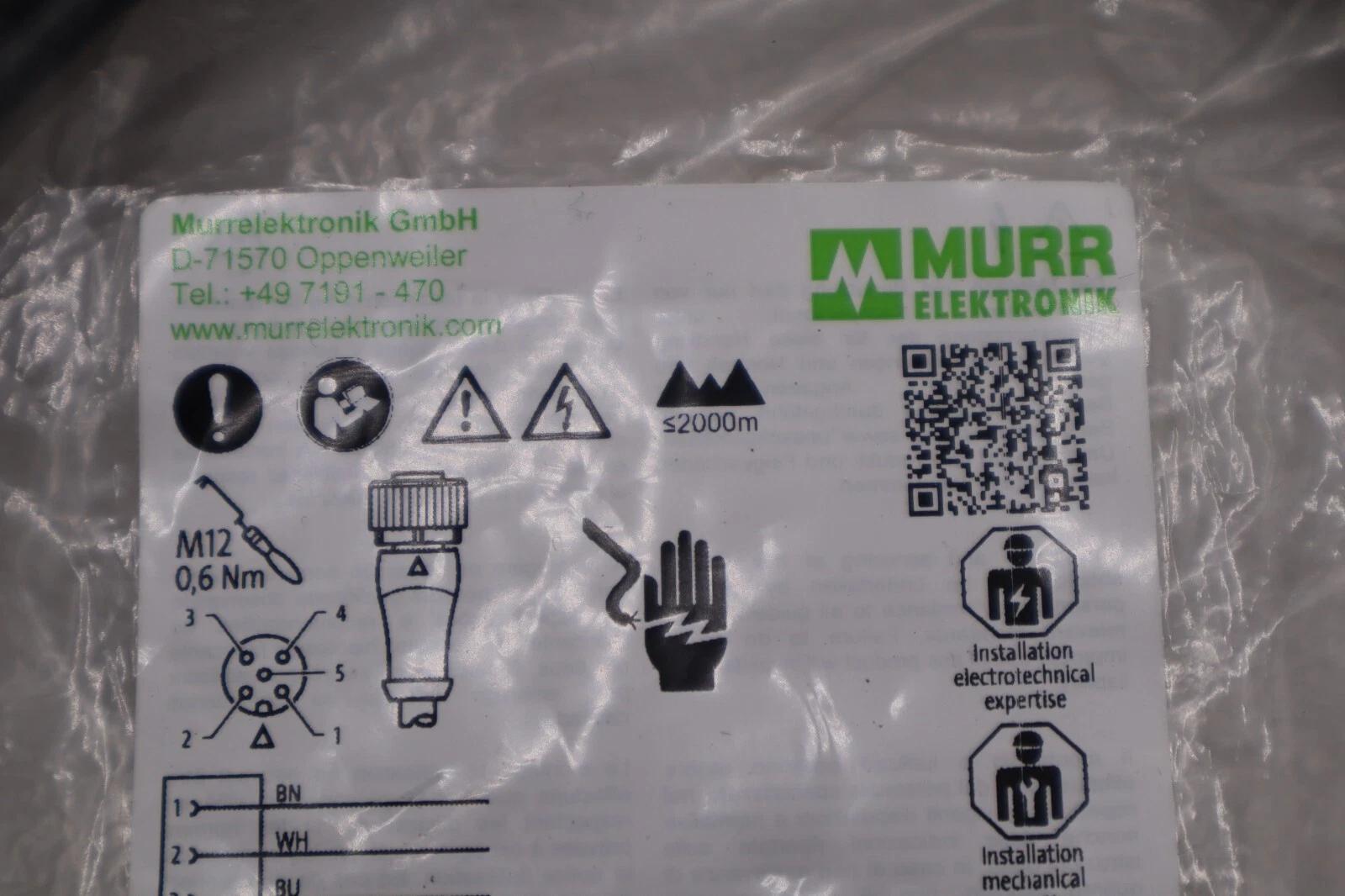 MurrElektronik 7000-12241-7321000 M12 female 0DEG A-cod. with cable STOCK 4910 - Image 1