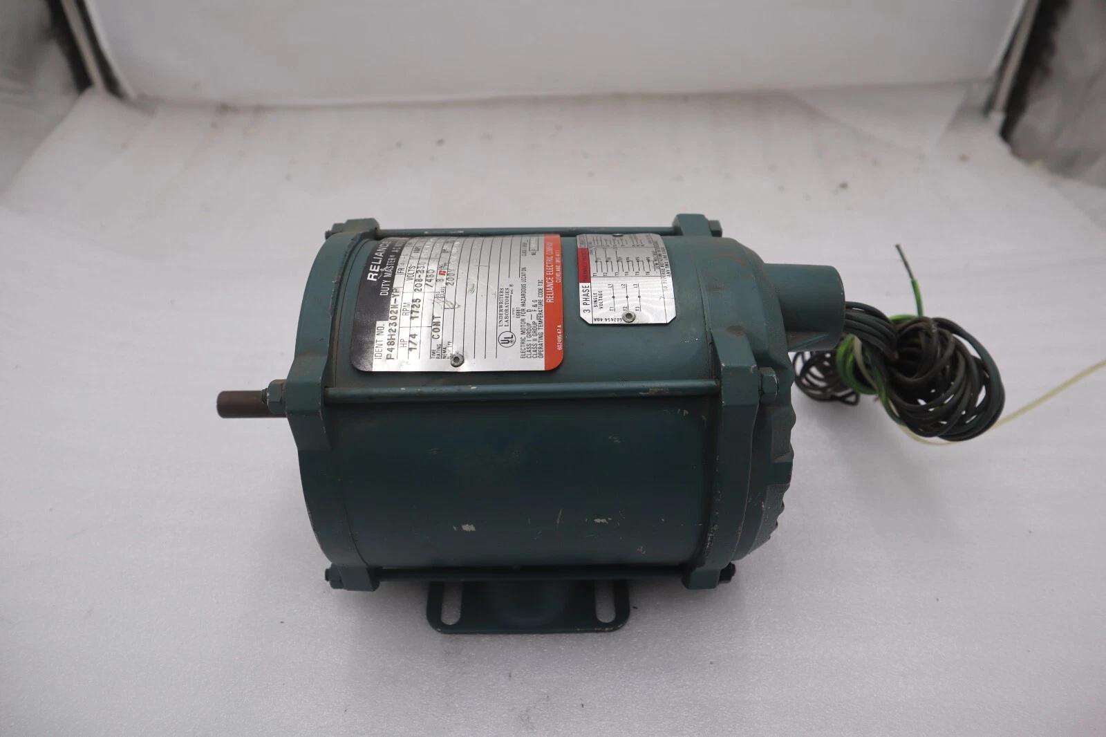 Reliance electric p48h2302n-yp duty master ac motor 1/4 hp stock #m-35 - Image 5