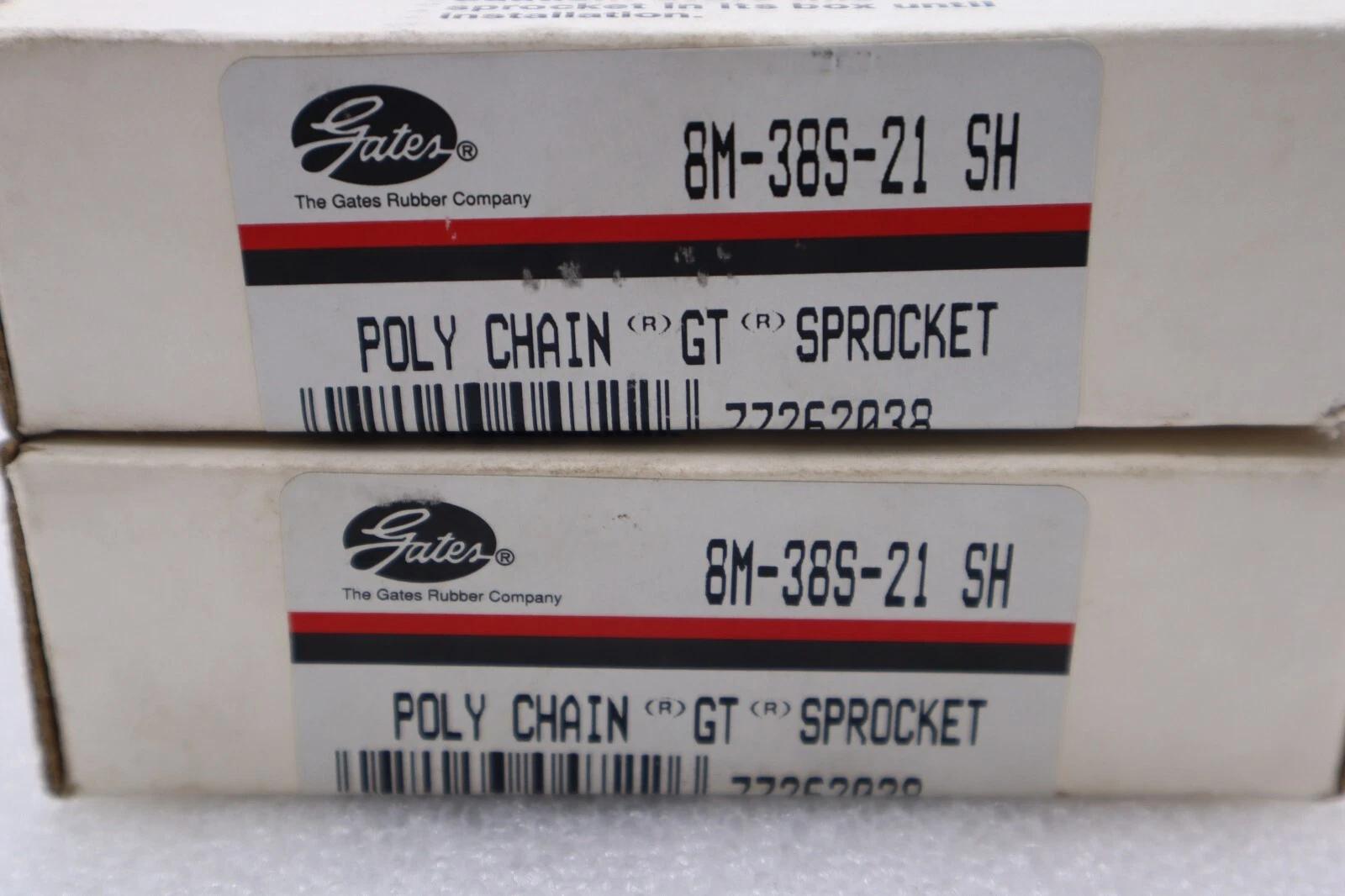 NEW Gates 8M-38S-21 SH Gearbelt Pulley New Old Stock #L-659 - Image 1