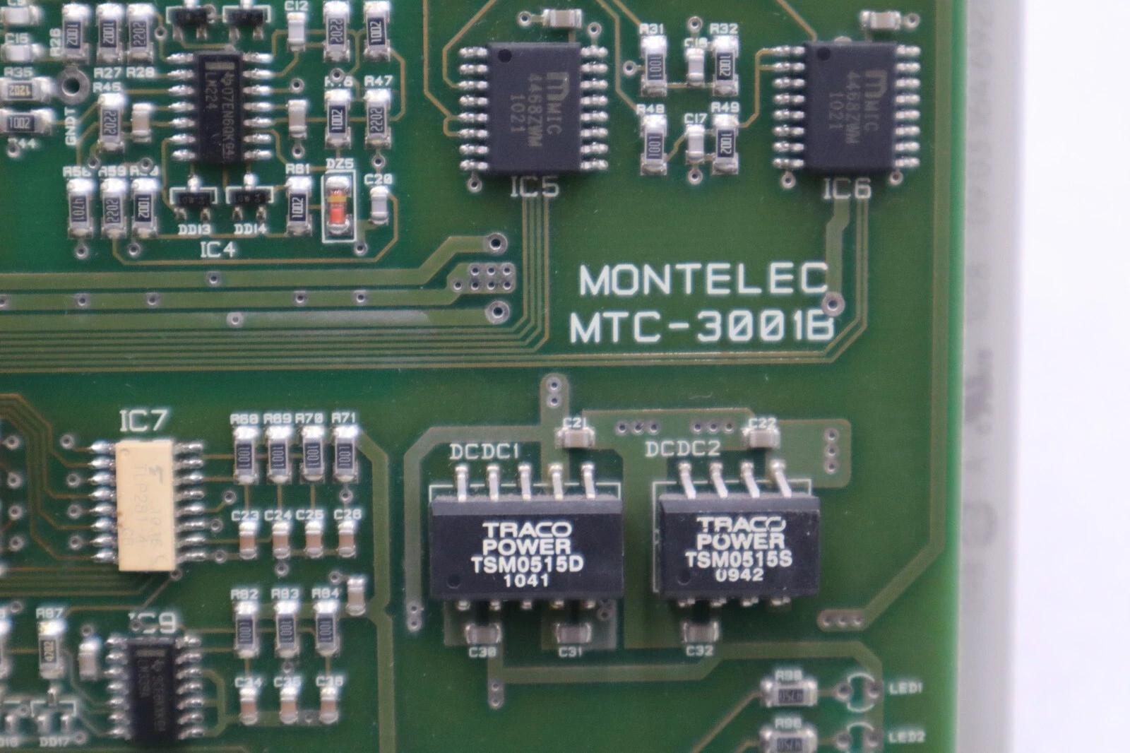 Pasaban montelec mtc3001-dc drive control plc #3976-a - Image 2