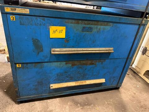 STANLEY VIDMAR CABINET TWO DRAWER STOCK HP-113 - Image 1