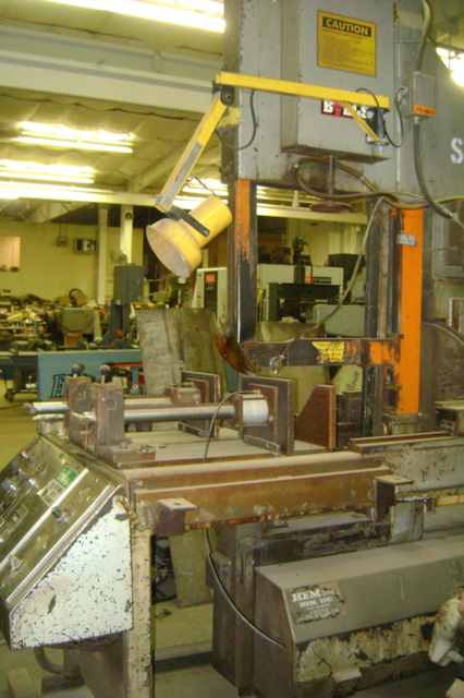 20" x 25" Hem #V150M, high speed, 1-1/2" x 18' 6" x .050" blade, vises, lube, blade tension, #81075 - Image 5