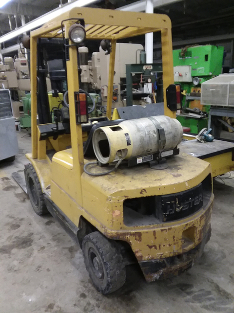 3100 lb. Hyster #H-50XM, propane, side shift, hydro, 48" forks, 130" lift height, #78968 - Image 2