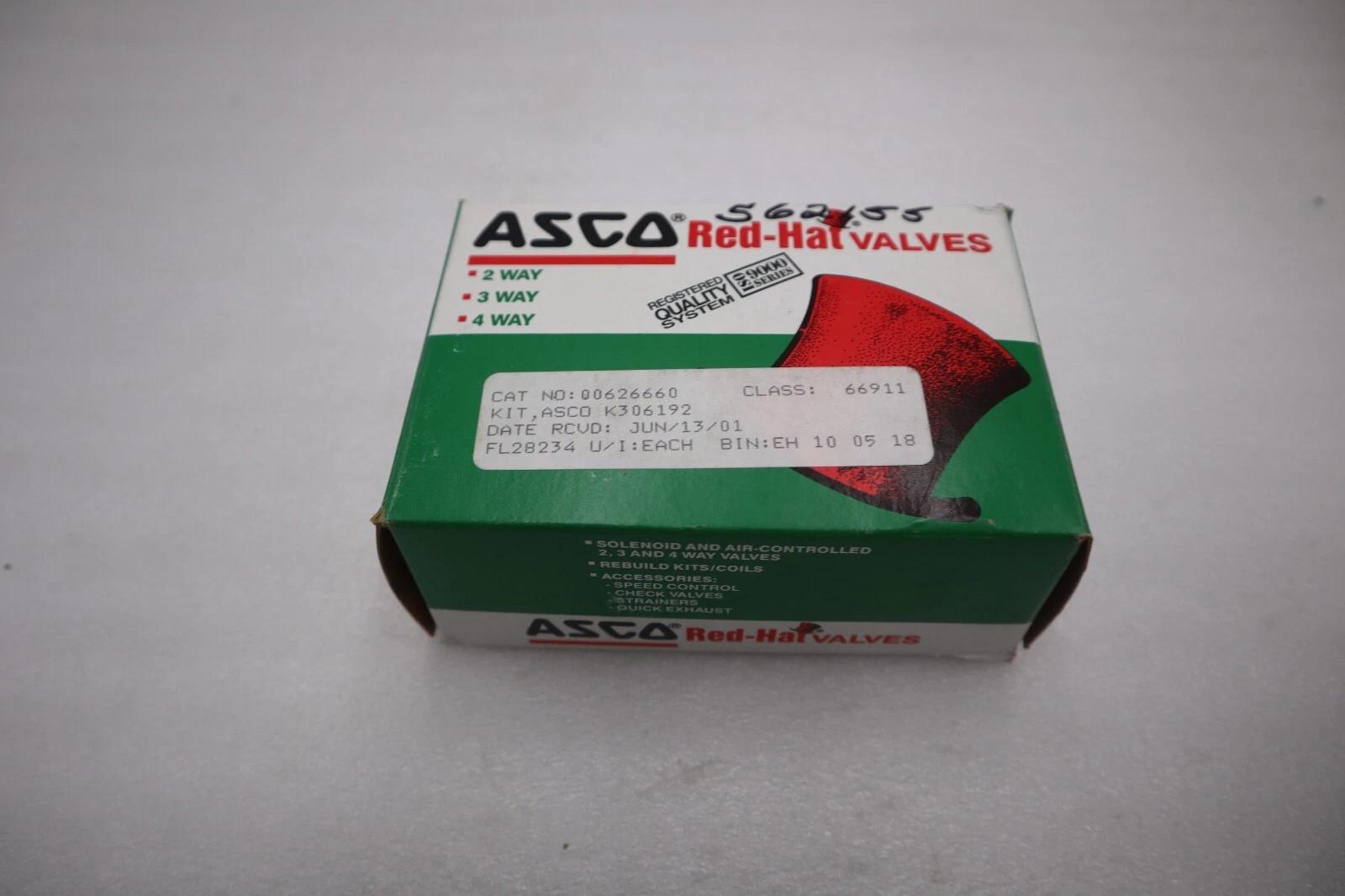 New open box asco 306192 rebuild kit 8342 ac coil stock g816a - Image 1
