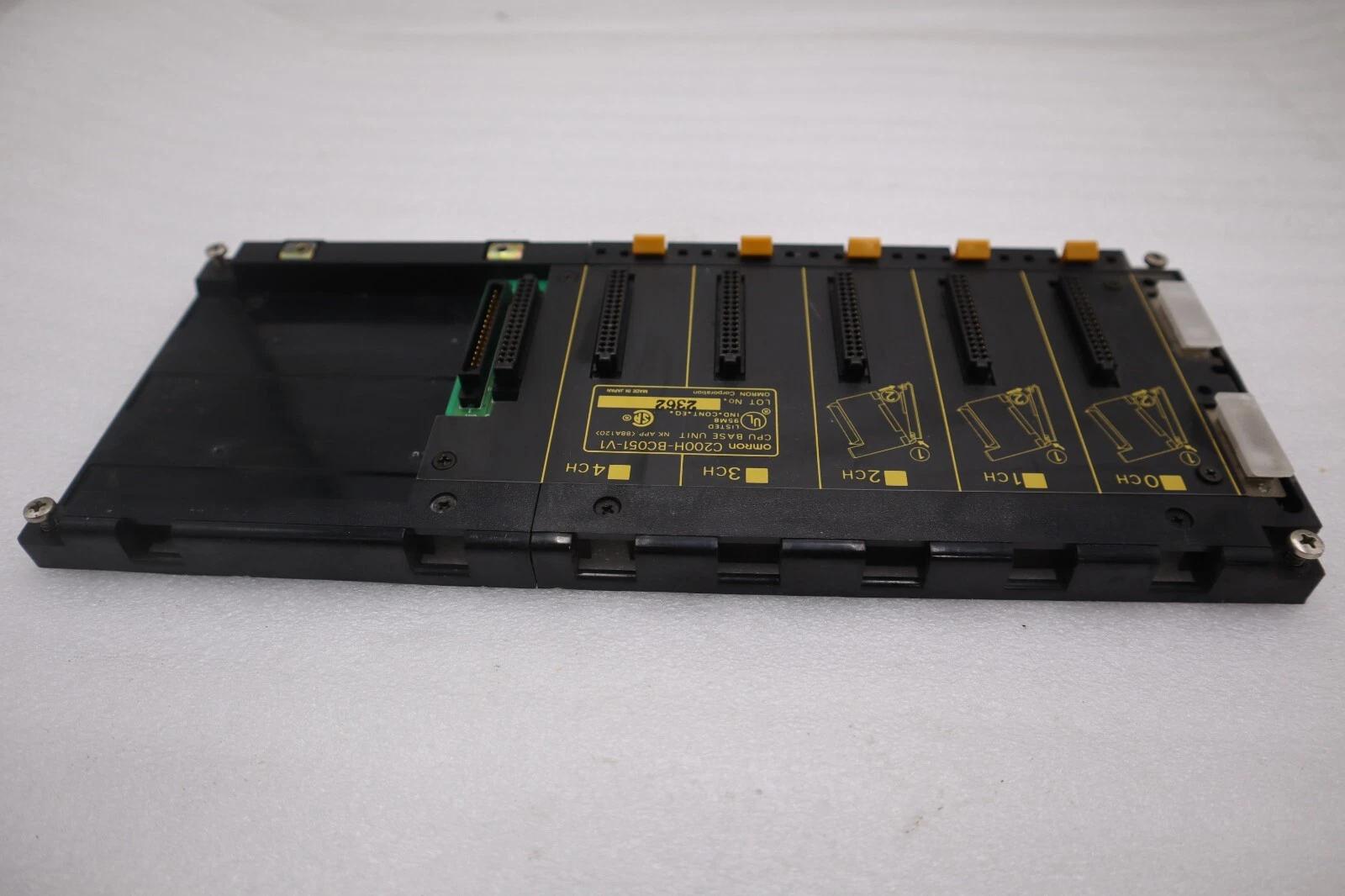 OMRON C200H-BC051-V1 CPU Base Unit stock 3911-A - Image 2