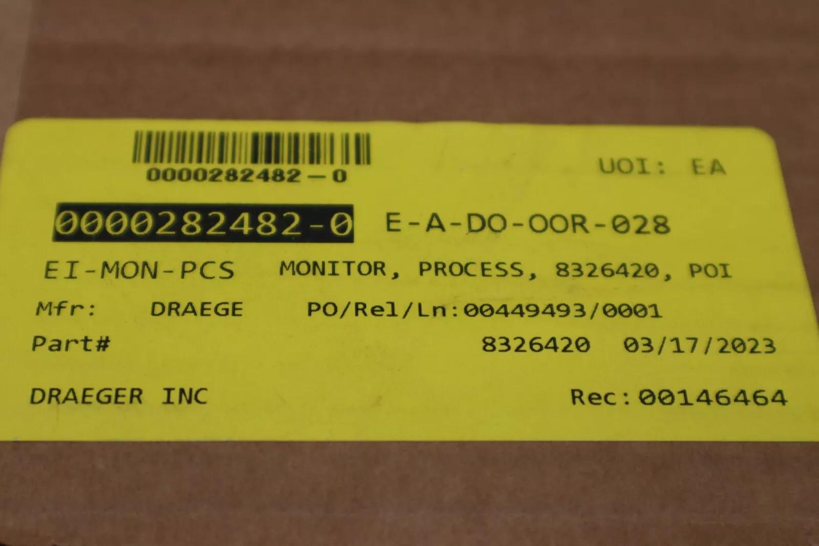 DRAGER PointGard 2100 EC Allis-Chalmers - 8326420 NEW IN BOX STOCK G341 - Image 4