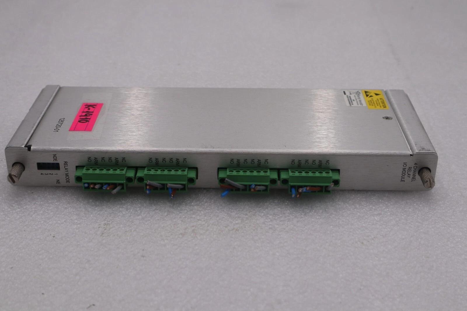 Bently nevada 125720-01 4 channel relay i/o module stock #k-1410 - Image 1
