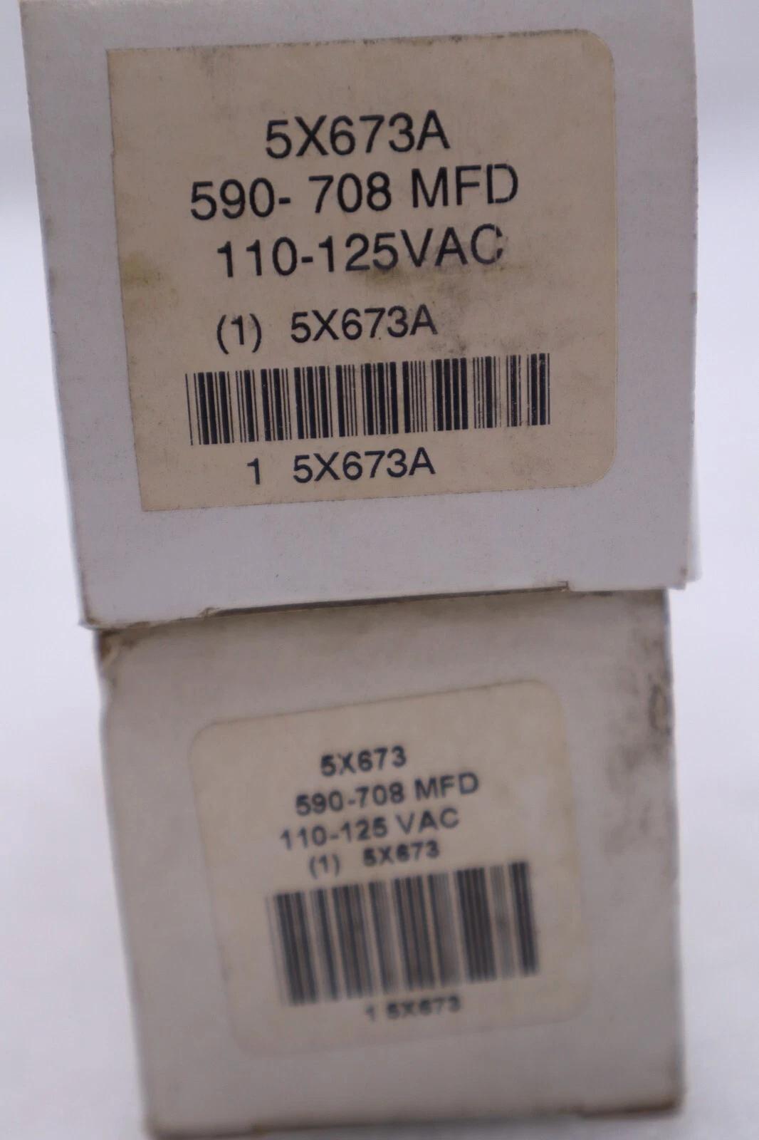 Bc 5x673a 110-125 vac 590-708 mfd stock #k-2308 - Image 4