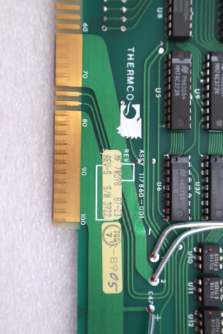 Thermco #MF 70598 Rev-S Assy 117860-001 Board, new, STOCK #2711 - Image 5