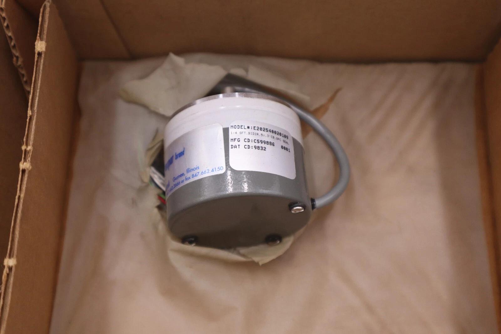 Dynapar Control Encoder E202540020109 1/4 sft Bidir 5V 3' CB SPC STOCK K-3576 - Image 2
