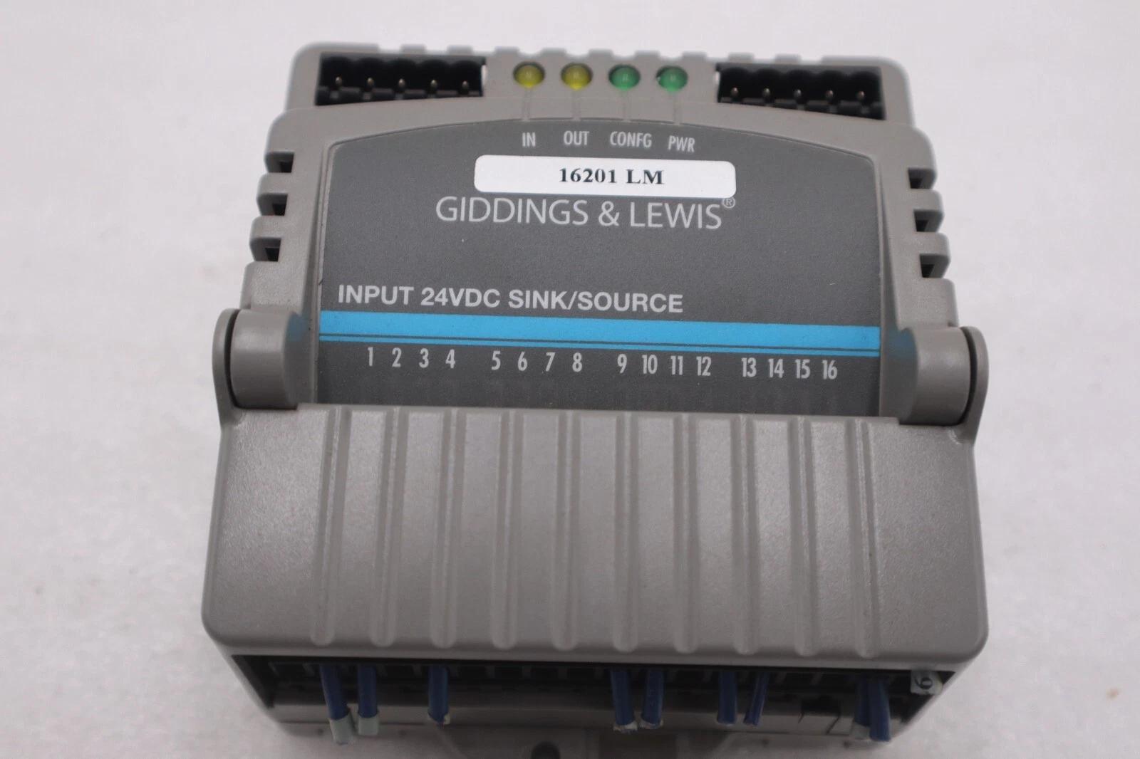 GIDDINGS & LEWIS M.1300.7372 R1 Input Module 24VDC SINK/SOURCE STOCK 653-D - Image 1