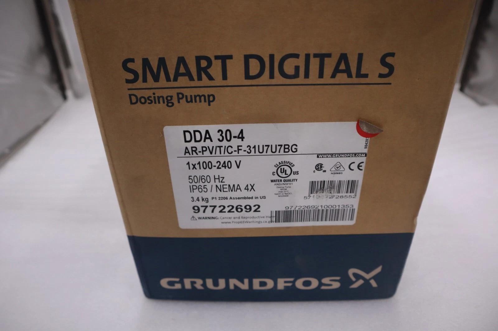 NEW Grundfos DDA 30-4 / PV/T/C-F-31U7U7BG Chemical Dosing Pump #G431 - Image 4