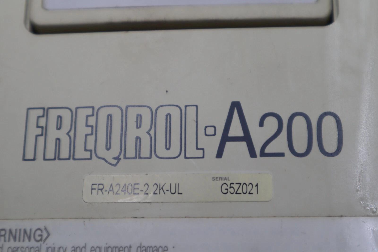 MITSUBISHI FR-A240E-2.2K-UL USED DRIVE STOCK 2276-A - Image 2