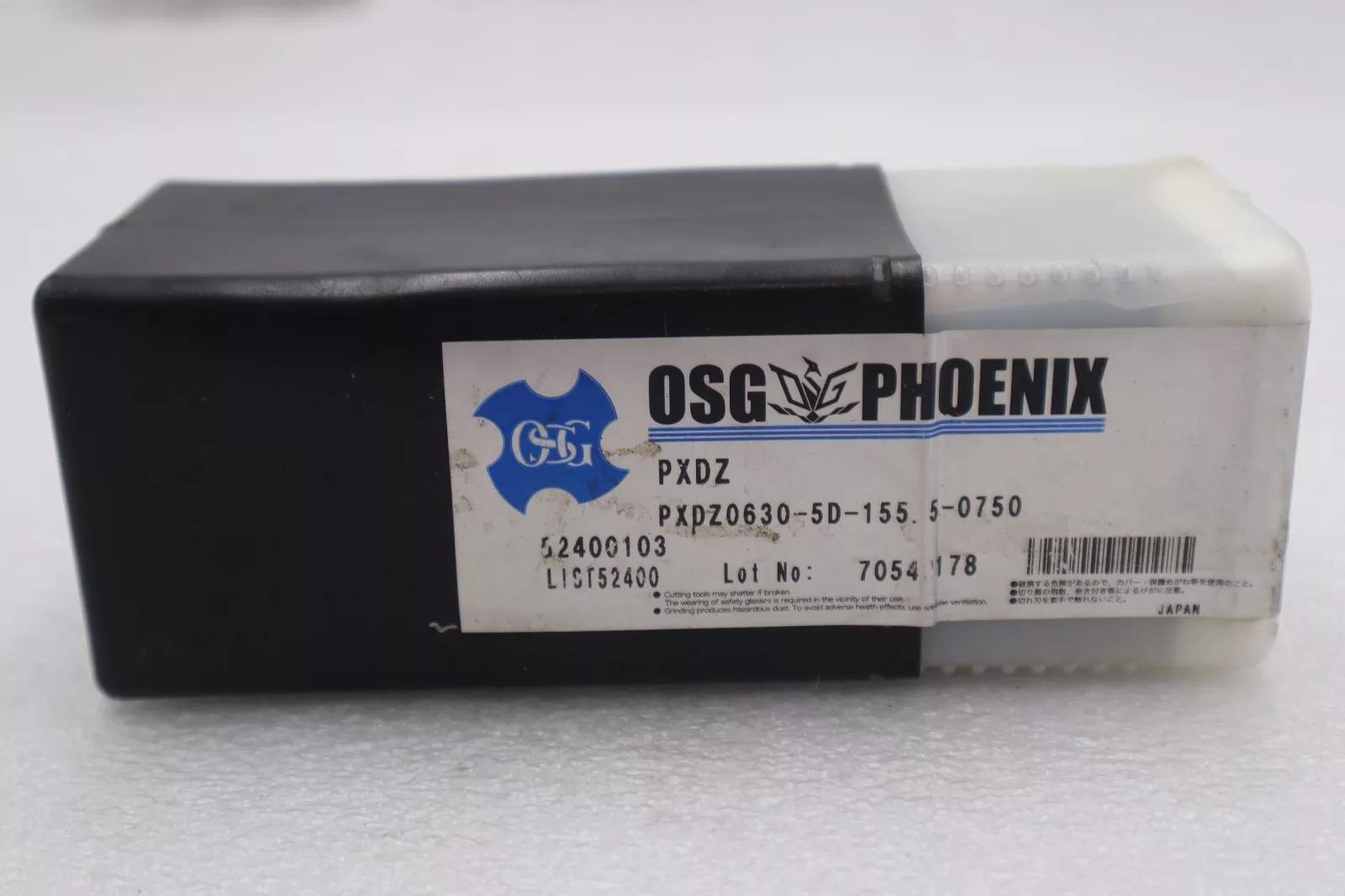 OSG Phoenix PXDZ0630-5D-155.5 0750 Indexable Drill Stock #K-1857 - Image 1