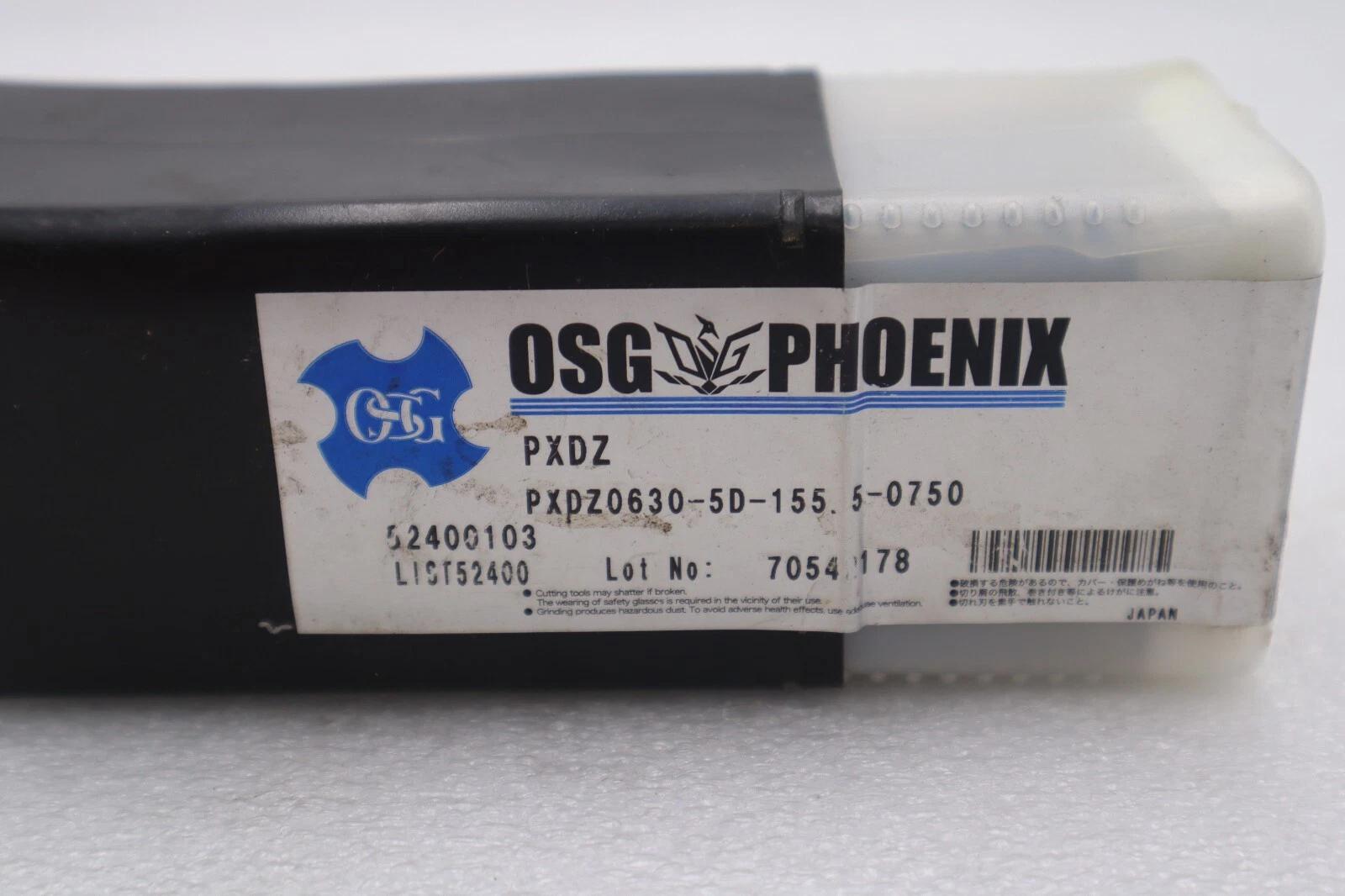 OSG Phoenix PXDZ0630-5D-155.5 0750 Indexable Drill Stock #K-1857 - Image 2