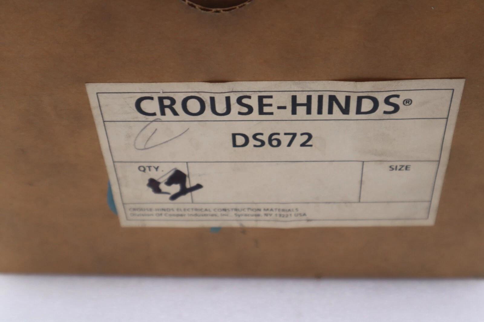 Crouse-hinds ds672 hazardous location cover stock #5477 - Image 2
