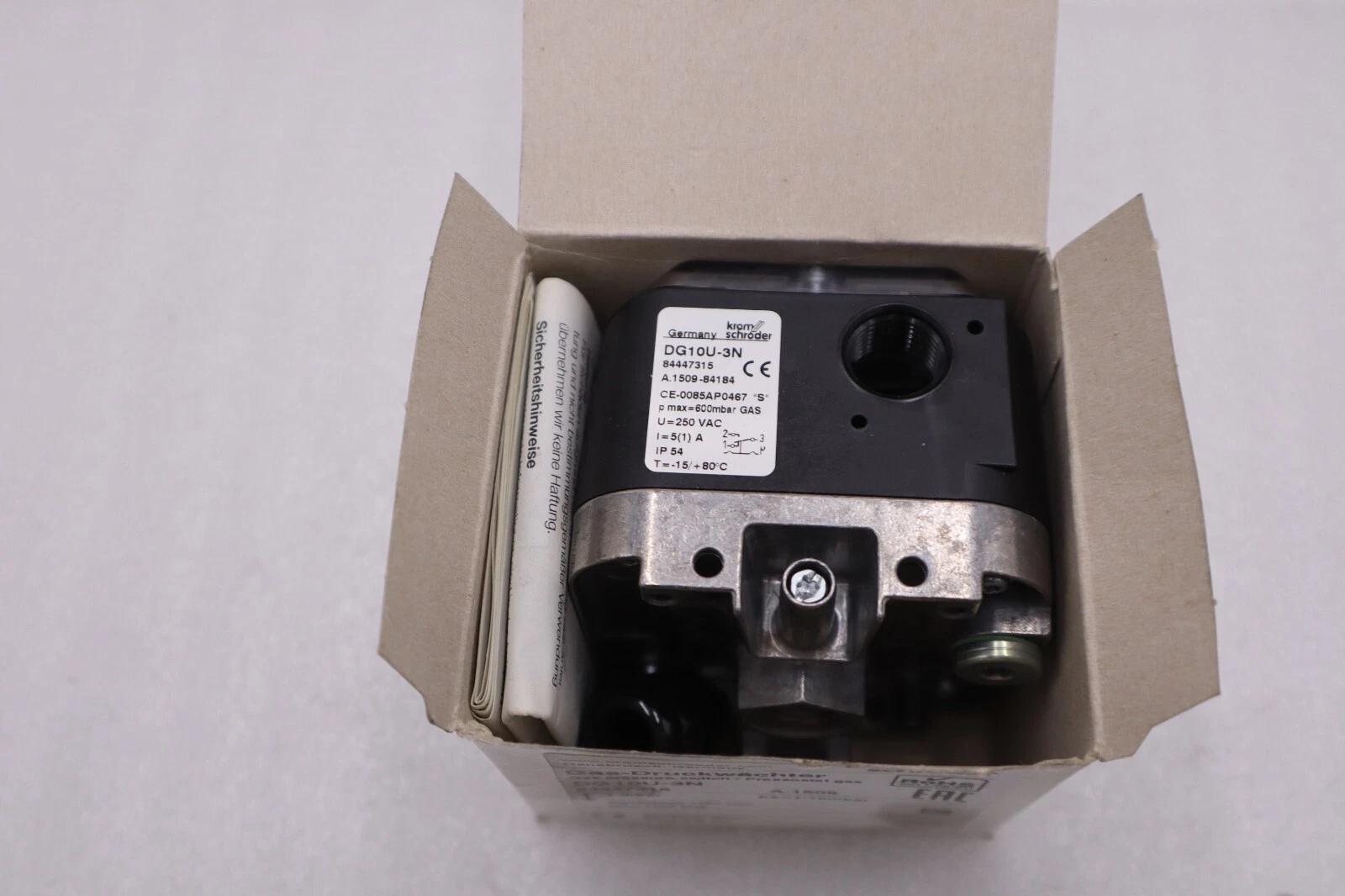 New krom schroder dg10u-3n 84447315 gas pressure switch stock h845 - Image 1