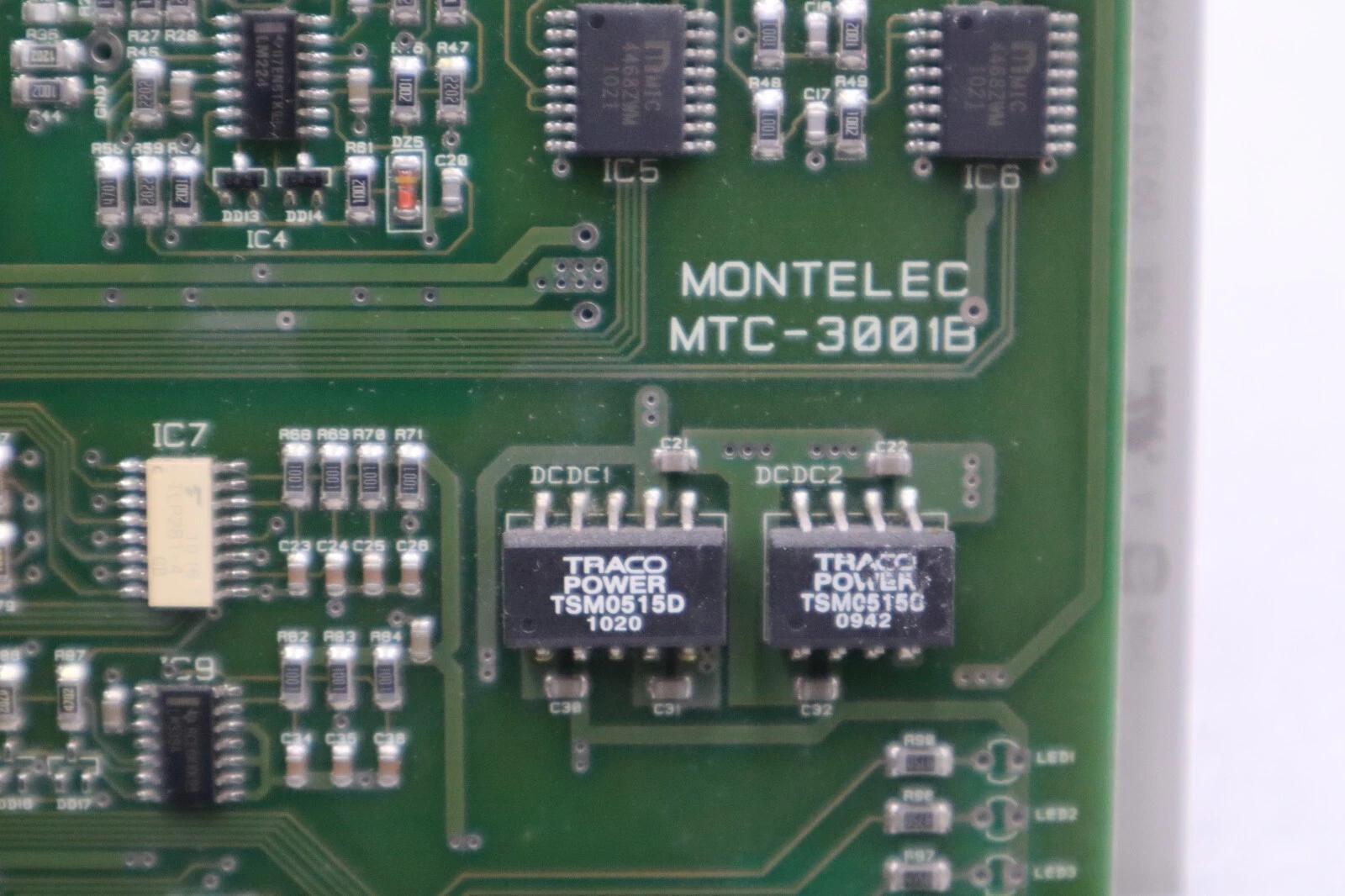 Pasaban montelec mtc3001-dc drive control plc #3977-a - Image 2