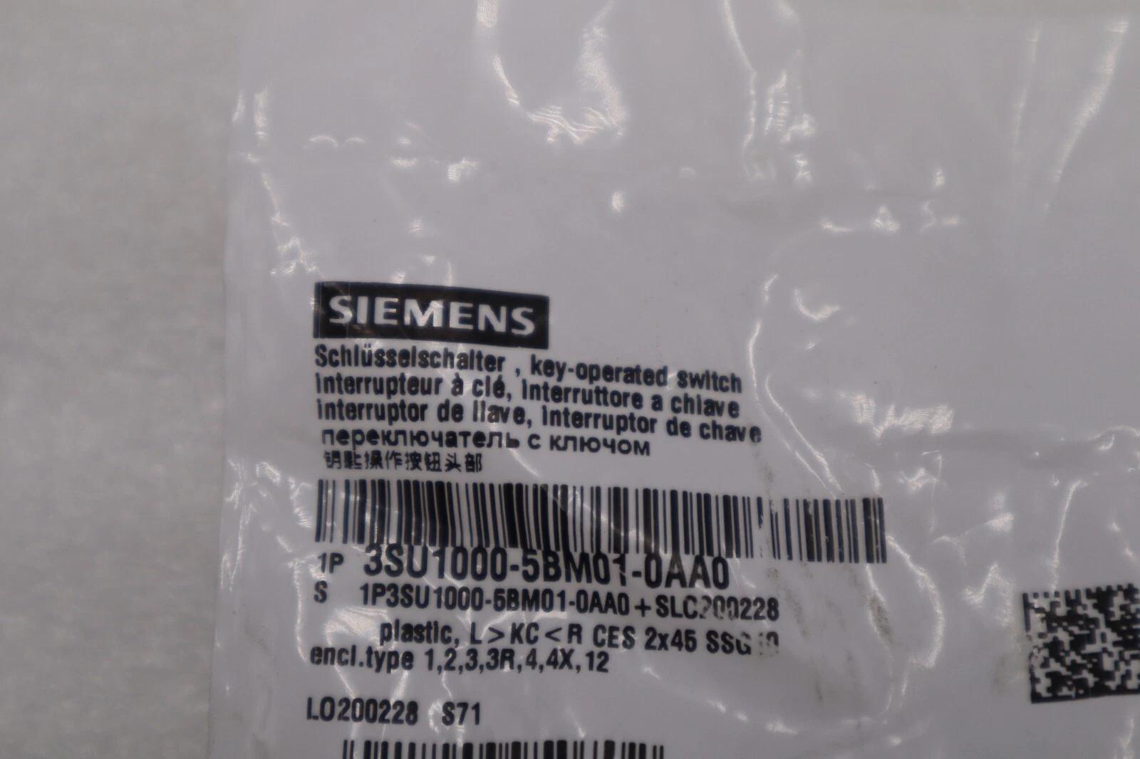New open box siemens 3su1000-5bm01-0aa0 stock l-193-c - Image 1