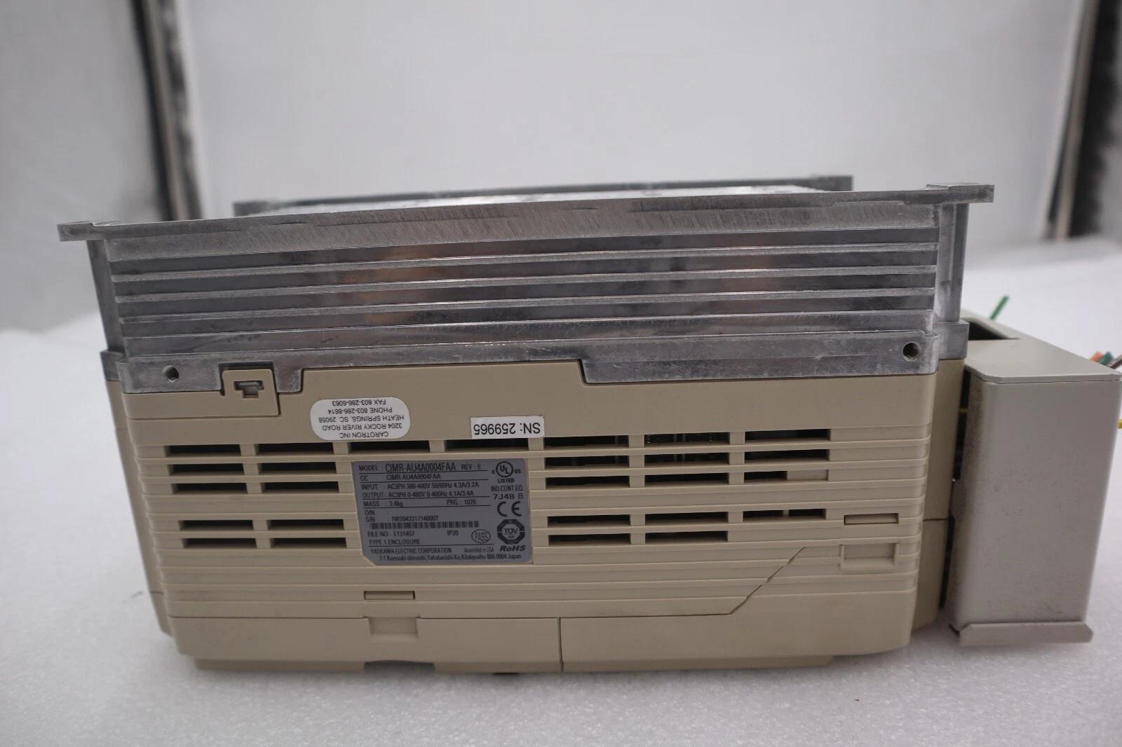 YASKAWA ELECTRIC CIMR-AU4A0004FAA / CIMRAU4A0004FAA REV E VFD DRIVE STOCK 2275-A - Image 3