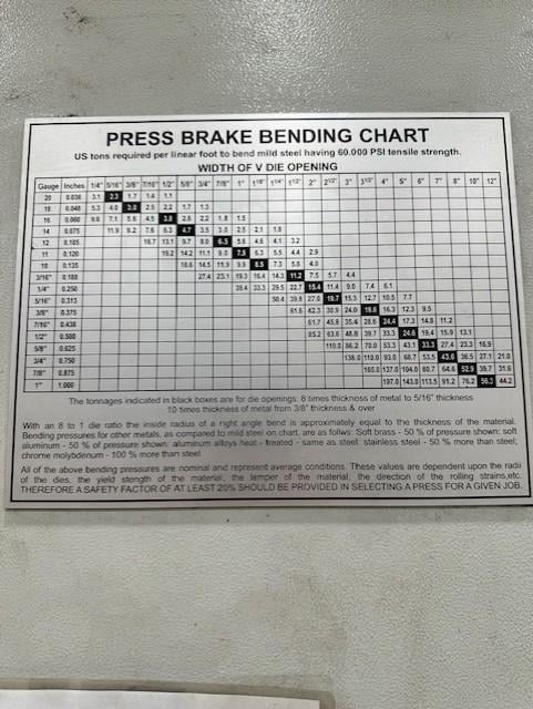 480 Ton, Baykal #APHS-4116X440, hydraulic press brake, 13' 4"OA, 139" between housing, 12.6"stroke - Image 7