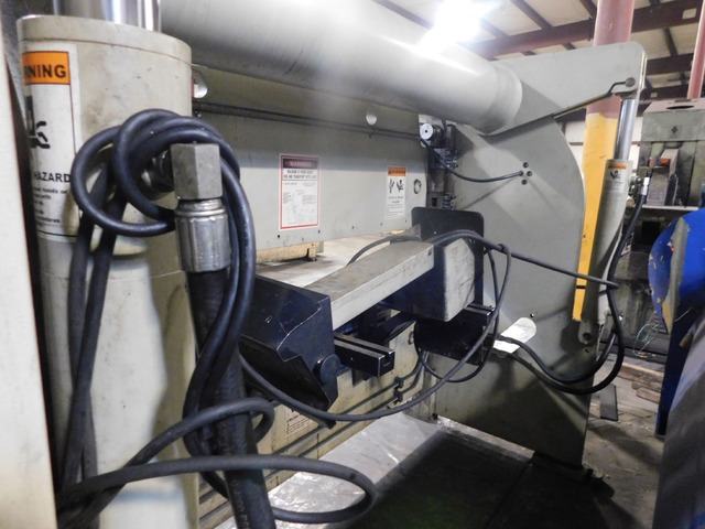 60 Ton, Accurpress #7608, CNC hydraulic press brake, ETS 100 CNC ram Control, Automec CNC 150 2-Axis Control - Image 5
