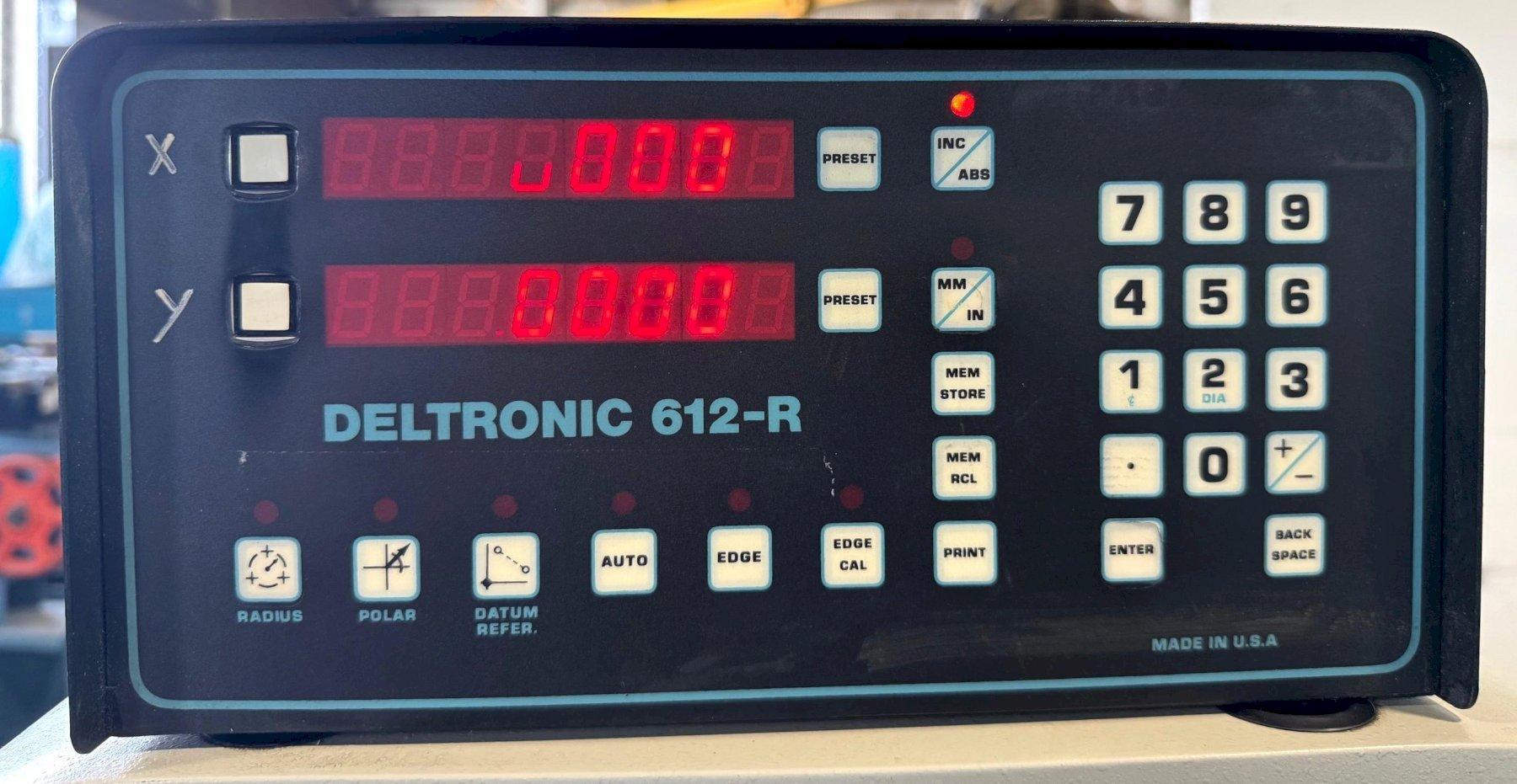 14" Deltronic #DH14-MPC, Surface Illumination, 10X, 20X Lens, Deltronic 612-R digital read out - Image 7