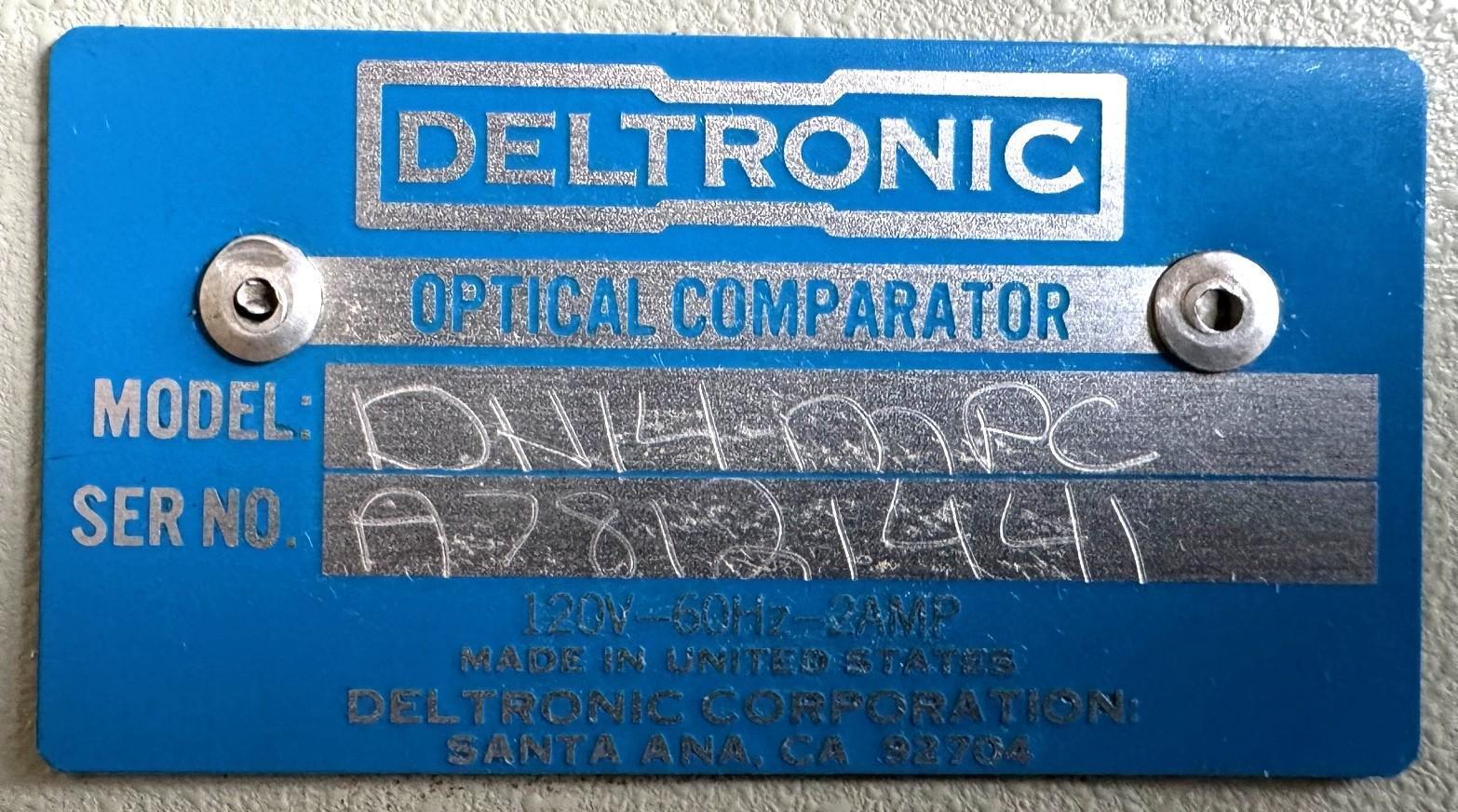 14" Deltronic #DH14-MPC, Surface Illumination, 10X, 20X Lens, Deltronic 612-R digital read out - Image 9