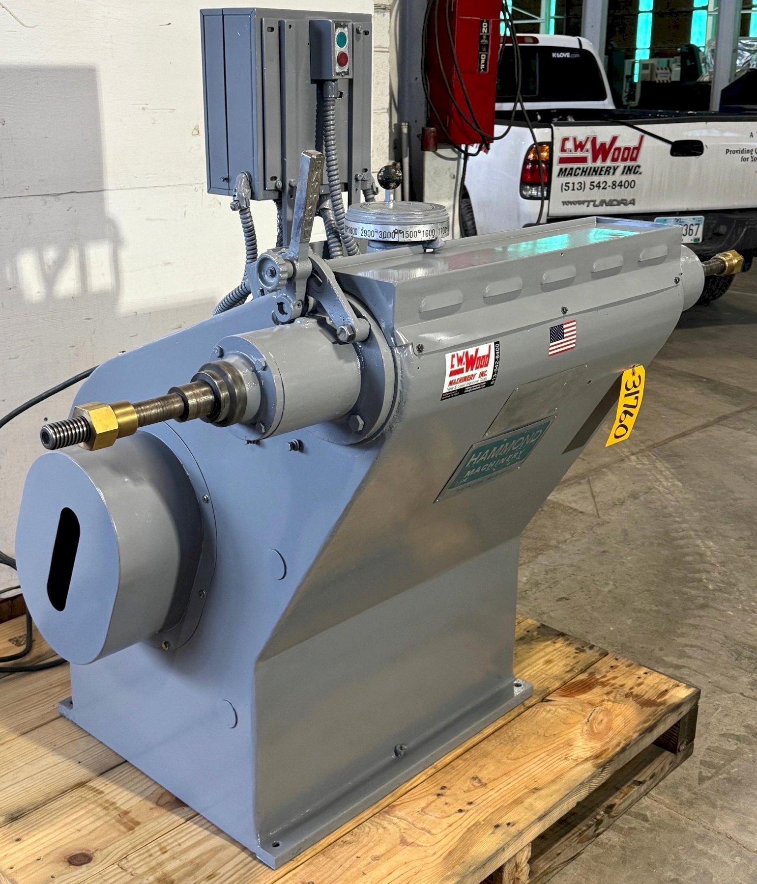 Hammond #10-VRO, double end buffer, 1500-3000 RPM, 10 HP, 70" spindle length, 1-1/4" spindle diameter - Image 2