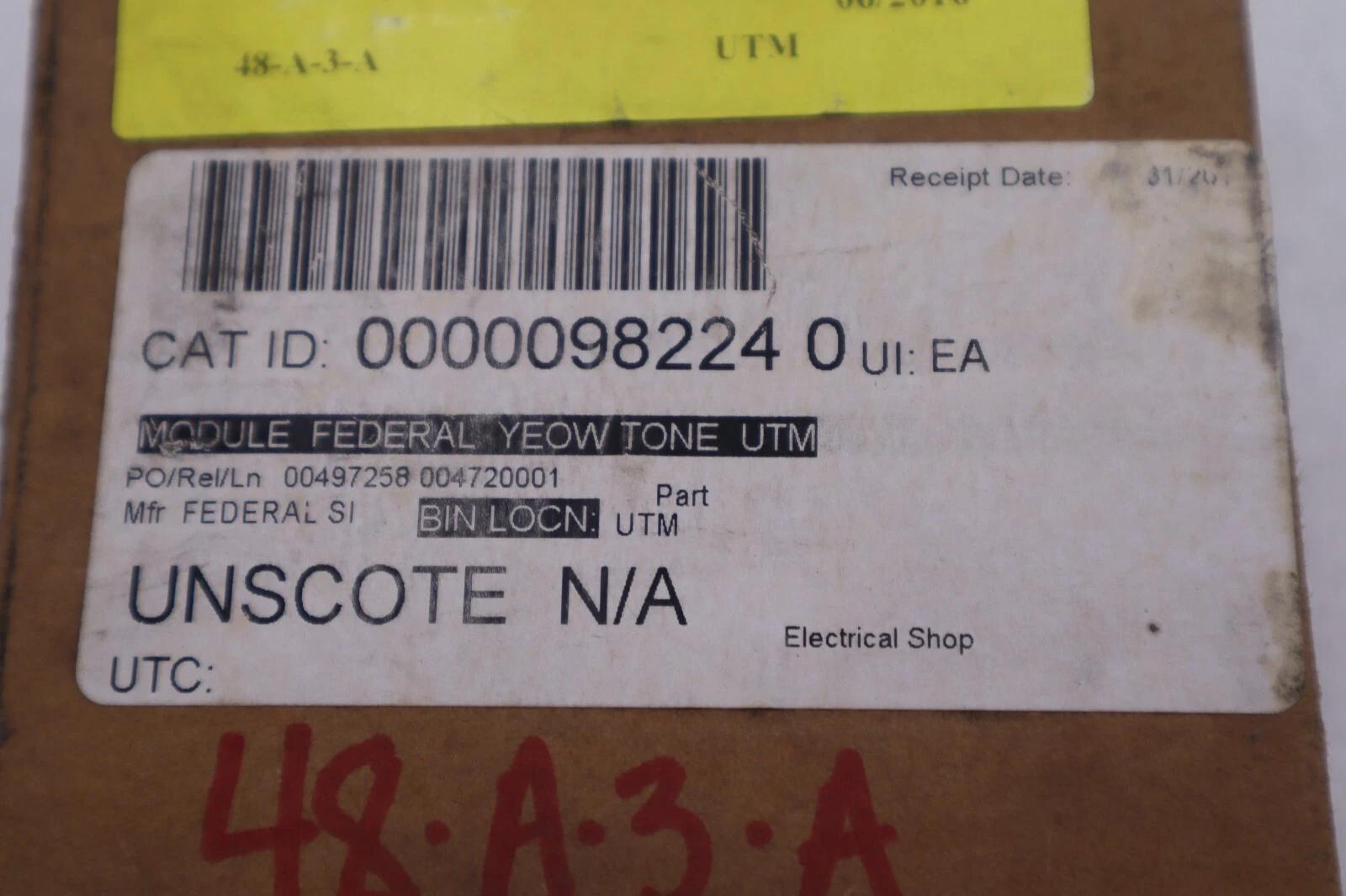 Federal 00000982240 module communication stock #k-2304 - Image 3