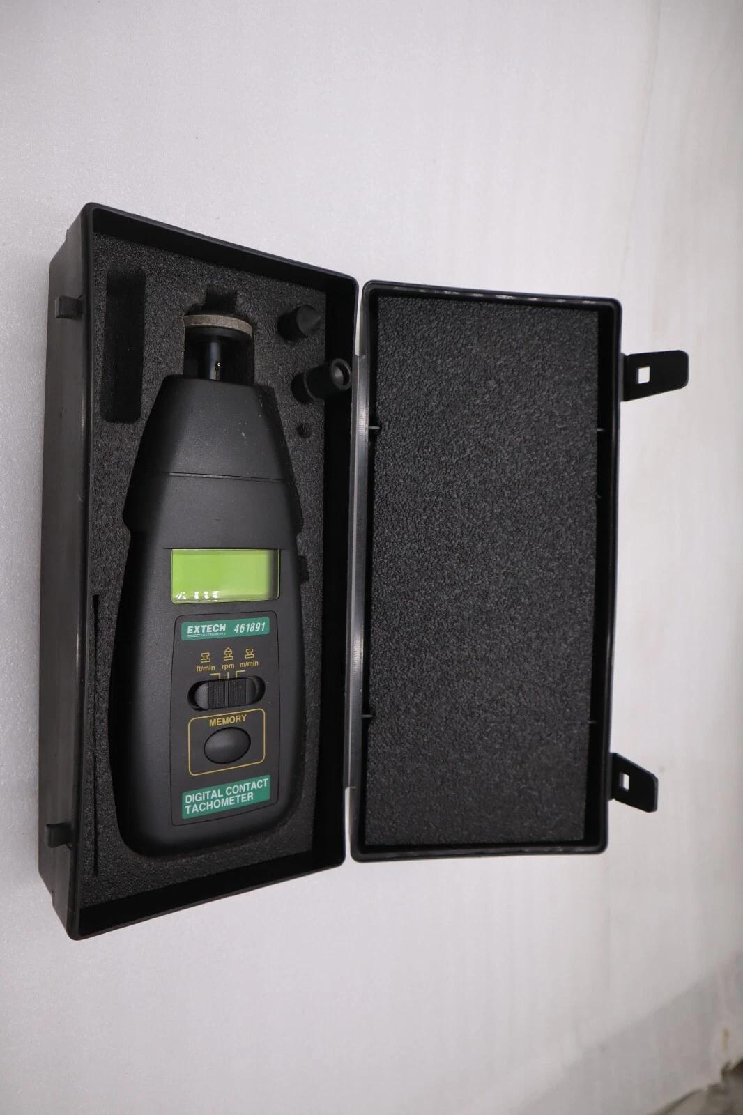 NEW EXTECH 461891 Tachometer +/-0.05% RPM Acc LCD STOCK H922 - Image 2