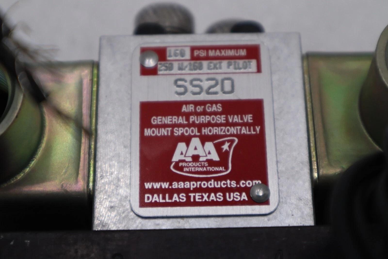 NEW AAA PRODUCTS SS20 SOLENOID VALVE 1/4" NPT 2 WAY NC 120V 50/60Hz #HS-13 - Image 2
