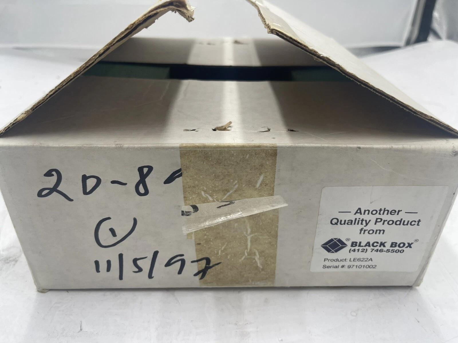 Black Box LE622A Local Repeater AUI/10Base-T STOCK 1629 - Image 1