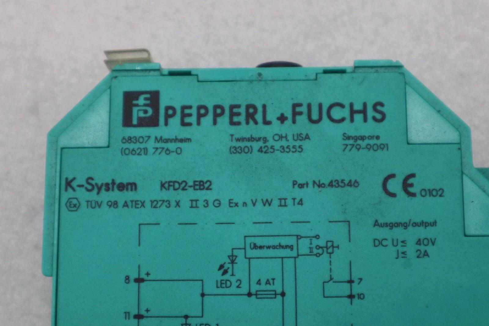 PEPPERL+FUCHS KFD2-EB2 Power Feed Module KFD2EB2 43546 STOCK K-3829 - Image 3