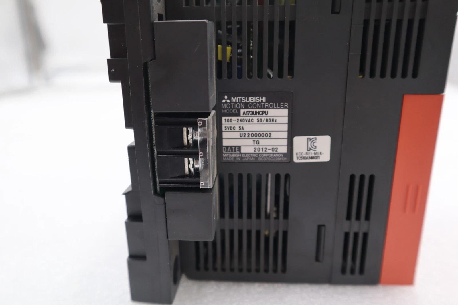 New mitsubishi a173uhcpu motion controller w/ a178b-s1 8-slot base unit #l-701 - Image 5